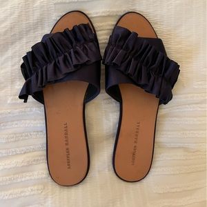 Loeffler Randall navy sandals